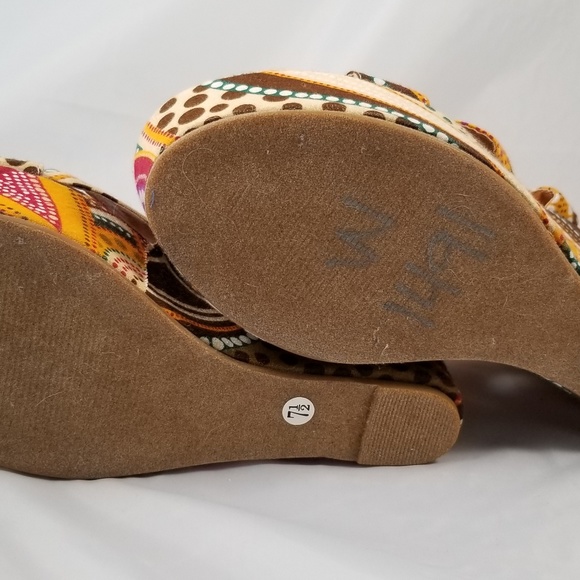 Rebels Bohemian Wedge Sandals - Picture 6 of 7